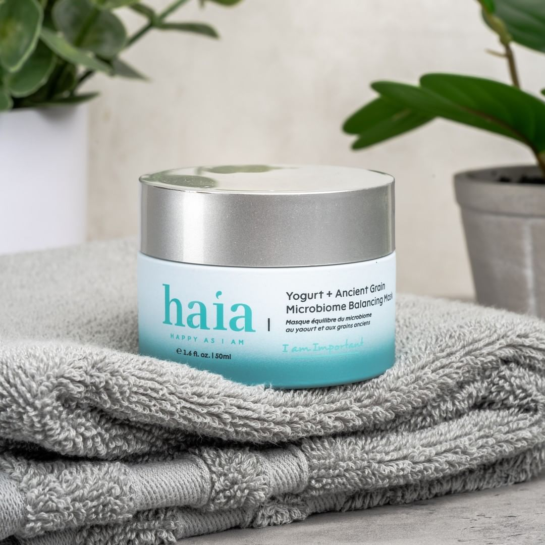 haia "I am Important" - Yogurt + Ancient Grain Microbiome Balancing Mask