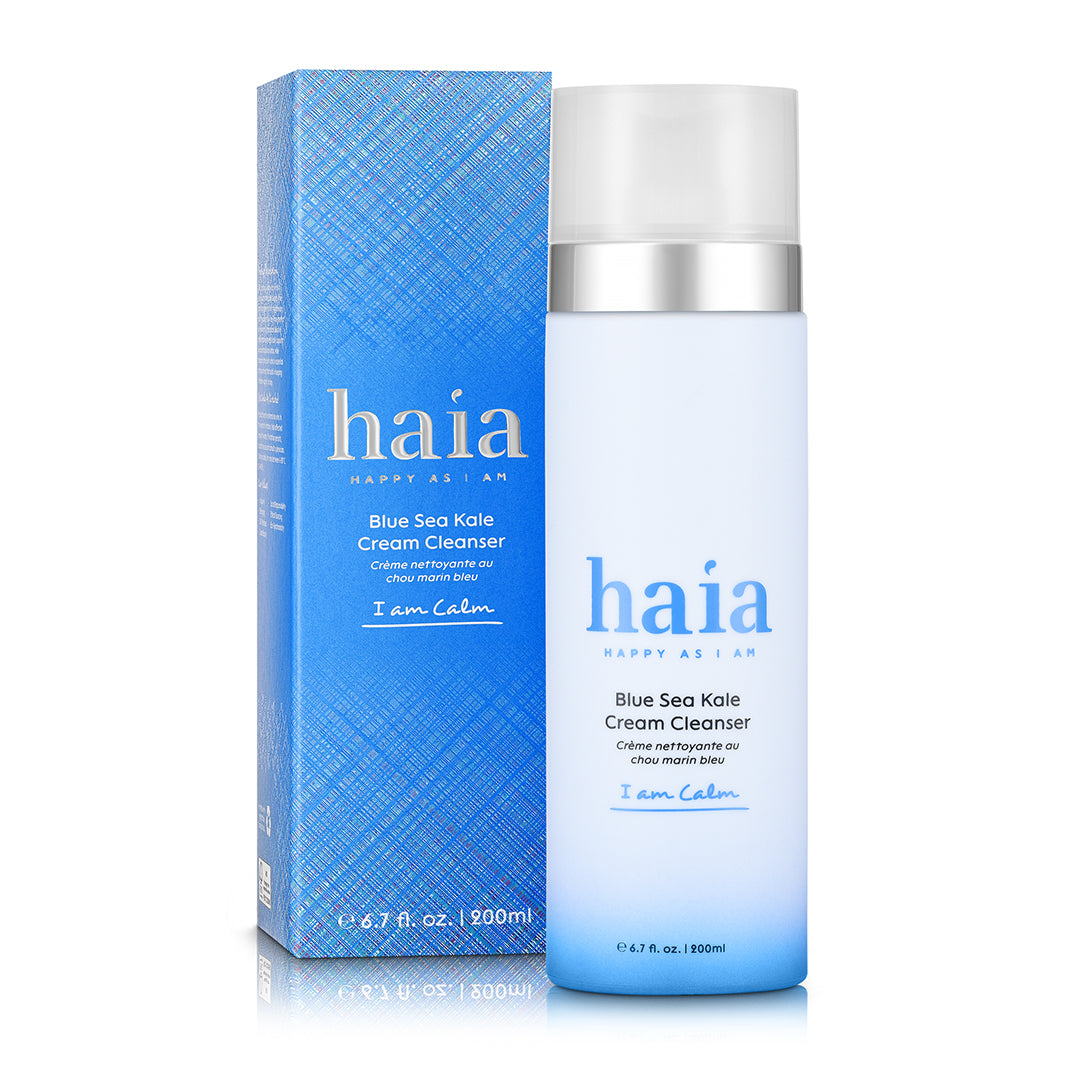 haia "I am Calm" Blue Sea Kale Cream Cleanser - Certified Cosmos Organic - Full Size