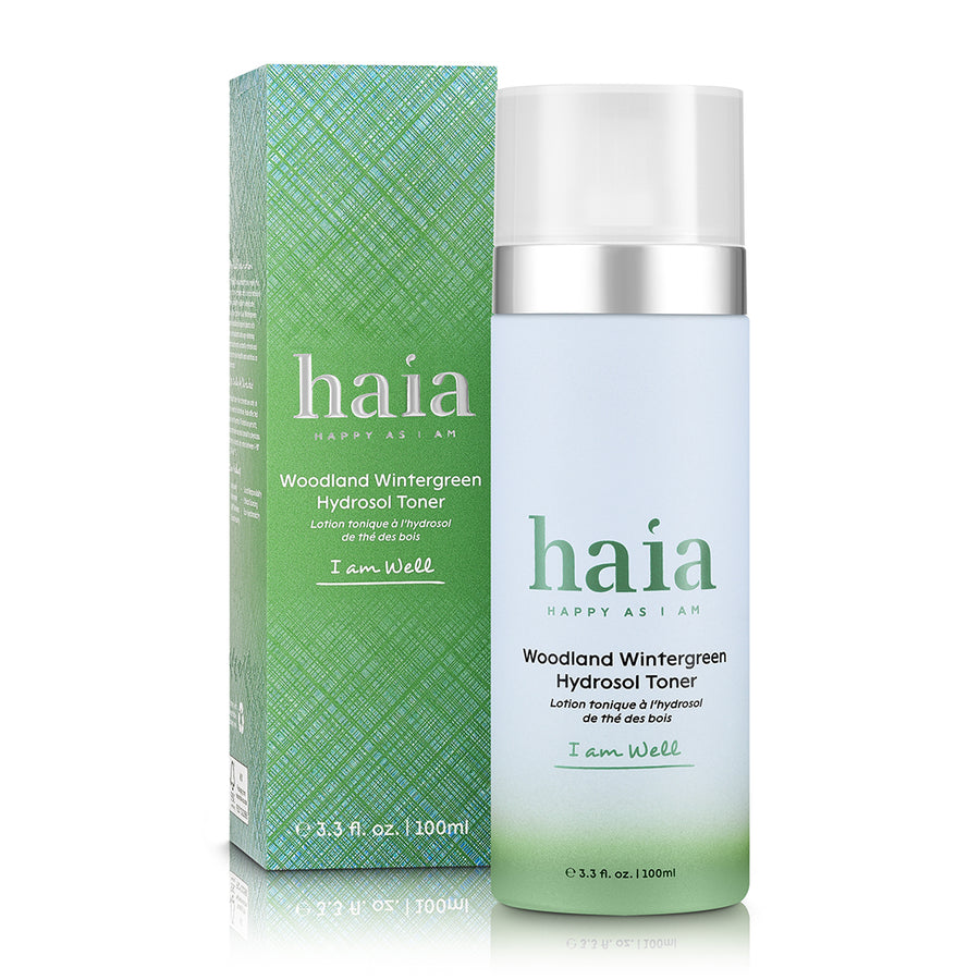 haia "I am Well" Woodland Wintergreen Hydrosol Toner - Certified Cosmos Organic - Full Size