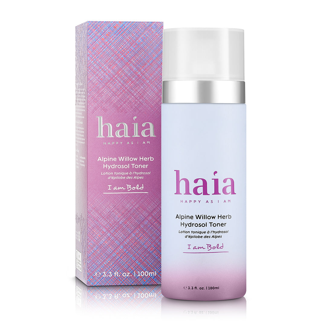 haia "I am Bold" Alpine Willow Herb Hydrosol Toner - Certified Cosmos Organic - Full Size