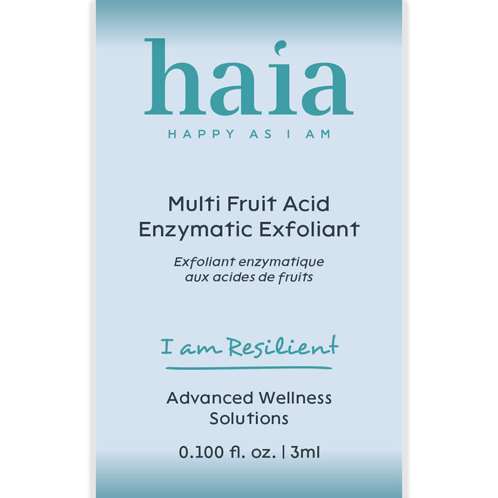 haia "I am Resilient" Multi Fruit Acid Enzymatic Exfoliant - Certified Cosmos Organic