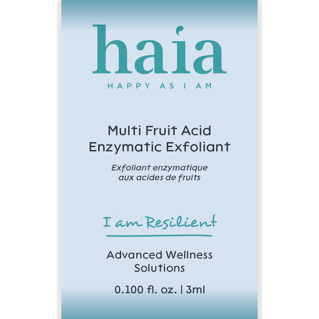 haia "I am Resilient" Multi Fruit Acid Enzymatic Exfoliant - Certified Cosmos Organic