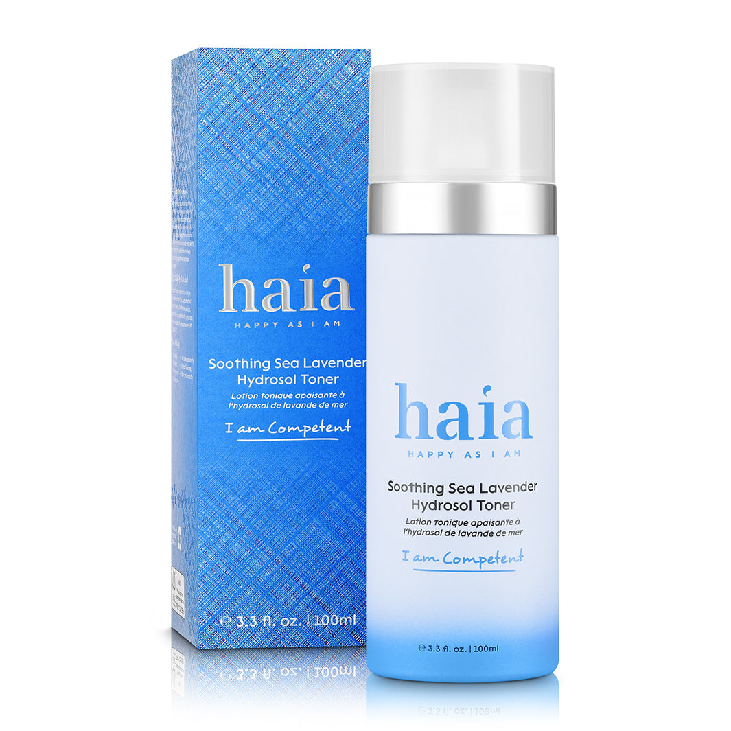 haia "I am Competent" Soothing Sea Lavender Hydrosol Toner - Certified Cosmos Organic - Full Size