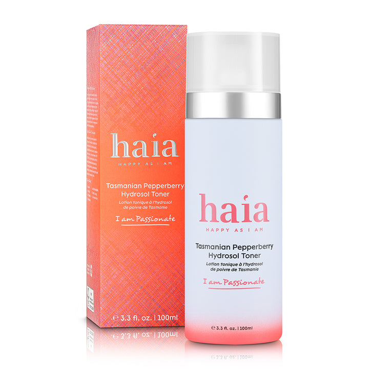 haia "I am Passionate" Tasmanian Pepperberry Hydrosol Toner - Certified Cosmos Organic - Full Size